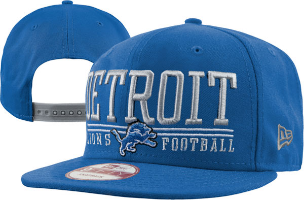 Detroit Lions NFL Snapback Hat XDF006